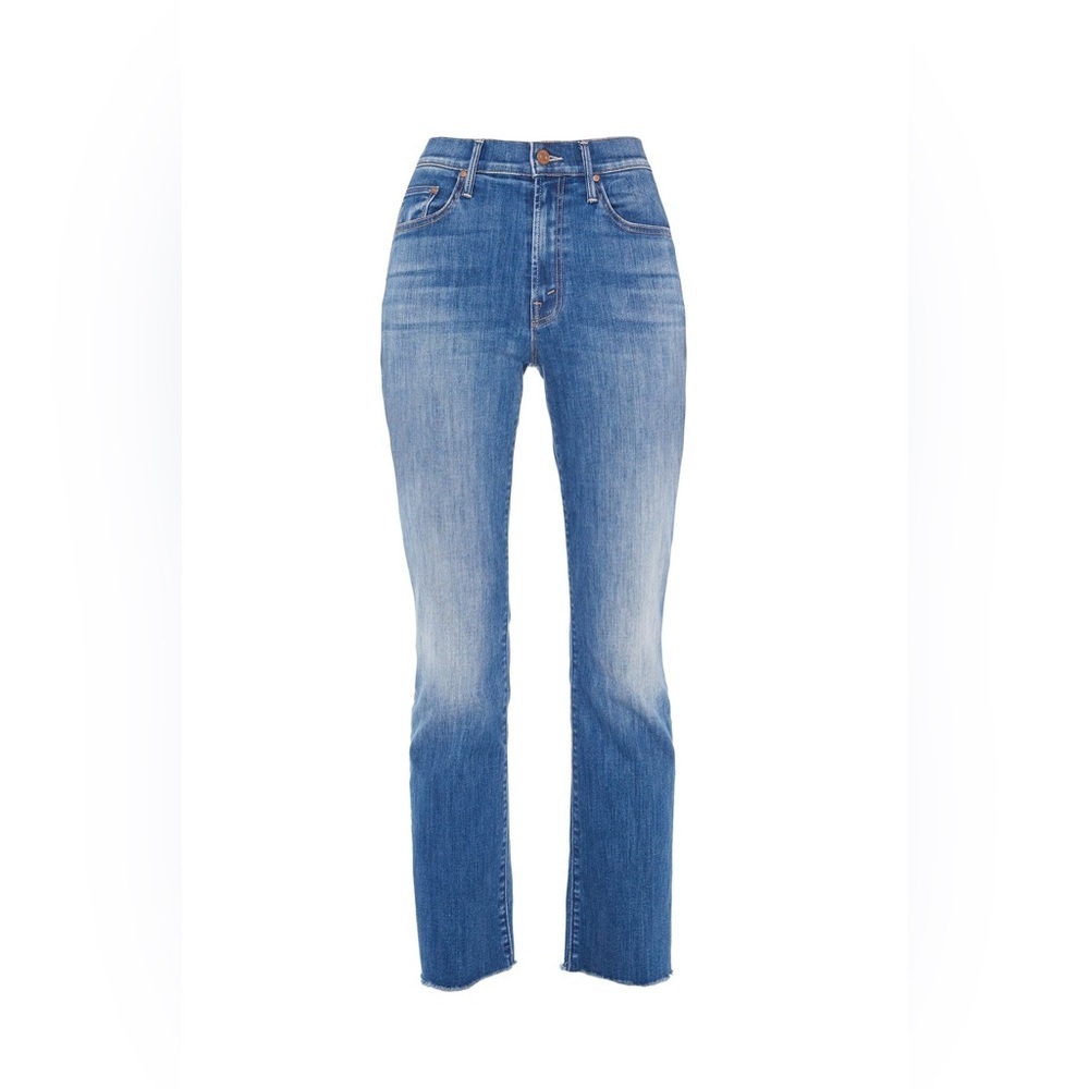 EUC - MOTHER The Insider Flood Fray Jeans - We Got the Beat - Size 26